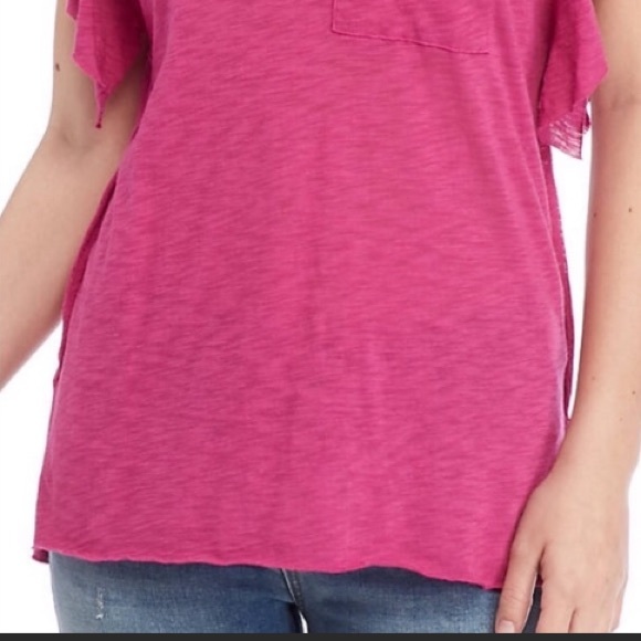 |We The Free| Ruffle Sleeve Knit Top NWT Size L - Picture 2 of 5